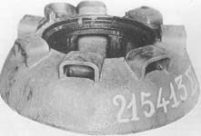 Cúpula de comandante introducida en el Panther Ausf. A con 7 periscopios fijos.