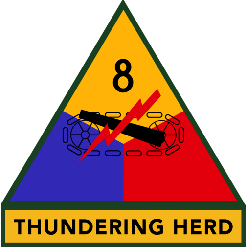 Archivo:8th Armored Division Thundering Herd.png