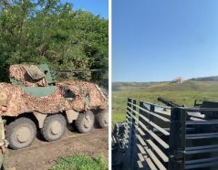 2 BTR-4 de la 92.ª Brigada Mecanizada de las Fuerzas Terrestres de Ucrania, agosto de 2023.