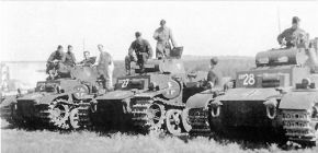 Los Panzer I Ausf. F sirvieron en las 1.ª y 12.ª Divisiones Panzer.