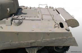 Cubierta del motor de un M4A4 Sherman.