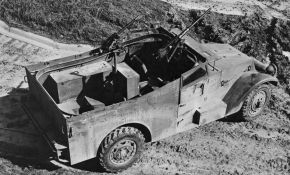 Interior de un M3A1 Scout Car.
