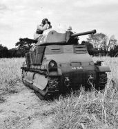 Un SOMUA S35 preparado para la batalla cerca de Hannut.