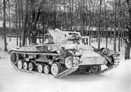 Un Valentine del Ejército Rojo con camuflaje invernal.
