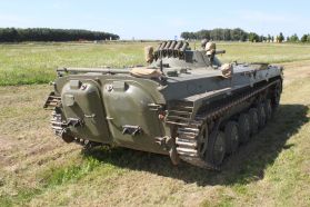 Parte trasera de un BMP-1.