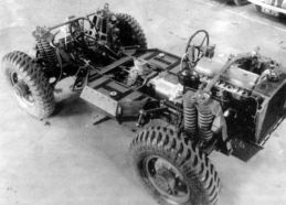Chasis de un Daimler Armoured Car.