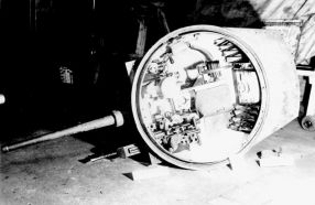 Interior de una torreta de Panzer 38(t).