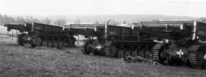 3 Brückenleger II basados en chasis de Panzer II Ausf. A/B.