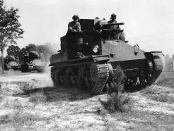 El M2 Medium Tank nunca entró en combate, solo se utilizó para entrenamiento de tripulaciones en Estados Unidos.