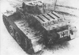 Parte trasera del Pz. I Ausf. F.