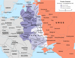 Avances del Eje hasta antes del comienzo de la Operación Tifón, septiembre de 1941.