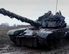 Un PT-91 operando en suelo ucraniano en diciembre de 2023.[8]