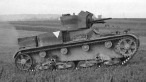 Vickers E Type A del Ejército Polaco (versión posterior).