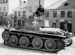 Otro Panzer 38(t) Ausf. A en Polonia.