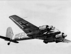 Un Hs 129 con sus motores definitivos Gnome-Rhône 14M de 700 CV.