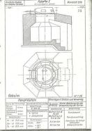 Plano de un búnker con torreta de Panzer I.