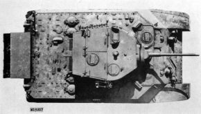 Aspecto de un M3A3 Light Tank desde arriba.