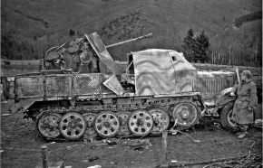 Versión blindada de la variante antieérea Sd.Kfz. 7/2, armada con un cañón 3,7 cm FlaK 36.
