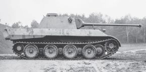 Prototipo VK 30.02 (M) durante sus ejercicios de pruebas.
