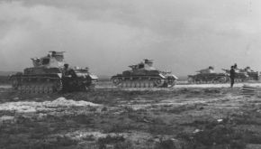 Varios Pz.IV Ausf. B y C en unos ejercicios de tiro realizados a principios de 1940, antes de la Invasión de Francia.