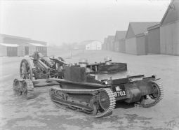 Carden-Loyd Mk.VI en versión portamorteros, ca. 1929.