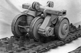 La variante final del bogie de Škoda para el Maus, la misma empresa hizo las orugas.