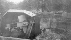 Uno de los muchos Flakpanzer 38(t) dañados y abandonados en el Frente Occidental.