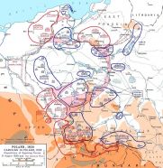 Plan alemán y disposición de las fuerzas enfrentadas a fecha del 31 de agosto de 1939, justo antes de la invasión.
