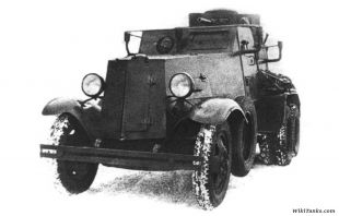 BA-I armored car with radio on test drive.jpg