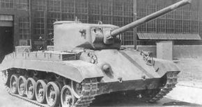 Medium Tank T20E3, con suspensión de barras de torsión.