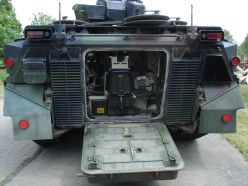 Compatimento de transporte de tropas de un Marder 1A3.