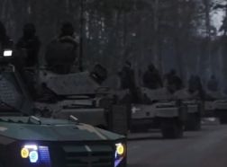 Un grupo de tanques M-55S de la 47.ª Brigada Mecanizada en un vídeo promocional de la unidad.