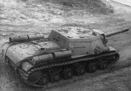 Vista superior de un SU-152.