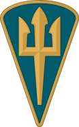Insignia del hombro de los infantes de marina ucranianos.
