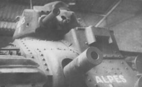 Armamento de 75 y 47 mm del B1 bis.