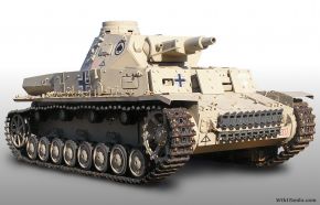 Apariencia final del Ausf. D con mejoras provisionales de blindaje y preparación Tropen para el desierto.