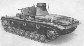 Parte trasera rediseñada del Panzer III Ausf. D.