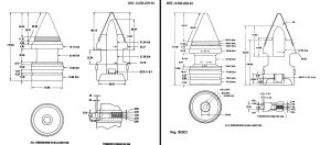 Dos variantes del proyectil BR-350P según la inteligencia militar estadounidense.