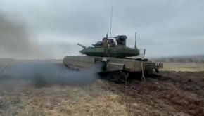 Un T-90M operado por la PMC Wagner en el sur de Bajmut, finales de diciembre de 2022.