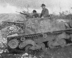 StuG L6 armado con una ametralladora adicional en Croacia, marzo de 1944.
