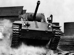 El T49 durante las pruebas a las que fue sometido entre julio y octubre de 1942.