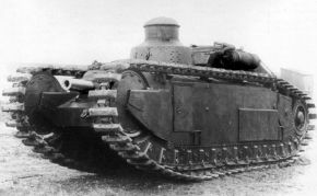 Prototipo FCM 21 construido por FCM durante el desarrollo del Char B1.
