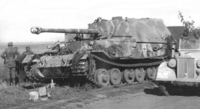 Un Ferdinand durante los preparativos para la Operación Ciudadela.