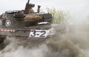 El Hellcat tenía una sorprendente relación potencia/peso de unos 23 CV/t y podía alcanzar los 80 km/h en carretera.