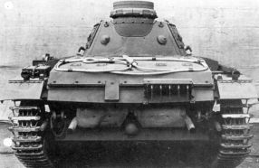 Los lanzafumígenos en la parte trasera fueron un elemento estándar en el Pz.III Ausf. F.