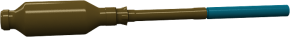 TBG-7V (c. 1988) Carga termobárica de 105 mm para uso antipersonal y guerra urbana.