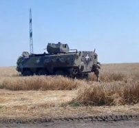 Sisu XA-185 en operaciones de la contraofensiva a finales de agosto de 2023.